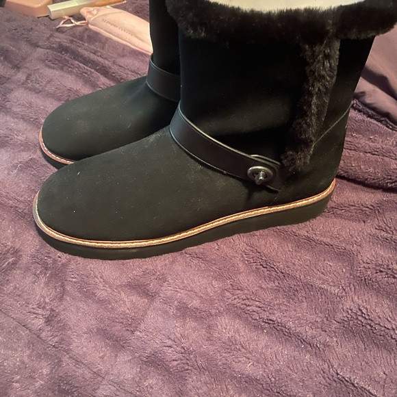Coach Winter Boots WORN TWICE - Picture 2 of 3